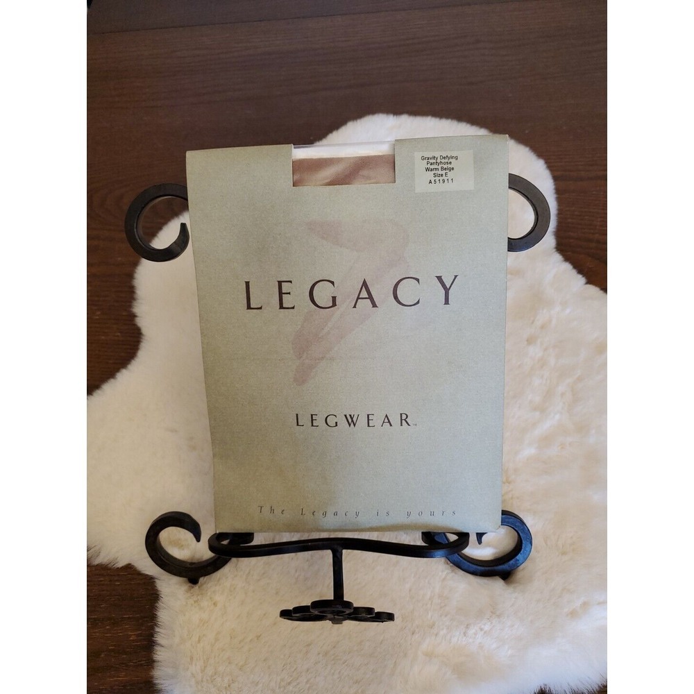 Legacy Legwear Gravity Defying Pantyhose Warm Beige Size E from QVC NEW in Pkg